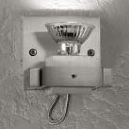 LumenArt Alume 1-Light Wall Sconce; Without Aluminum Square Junction Box Cover Staples